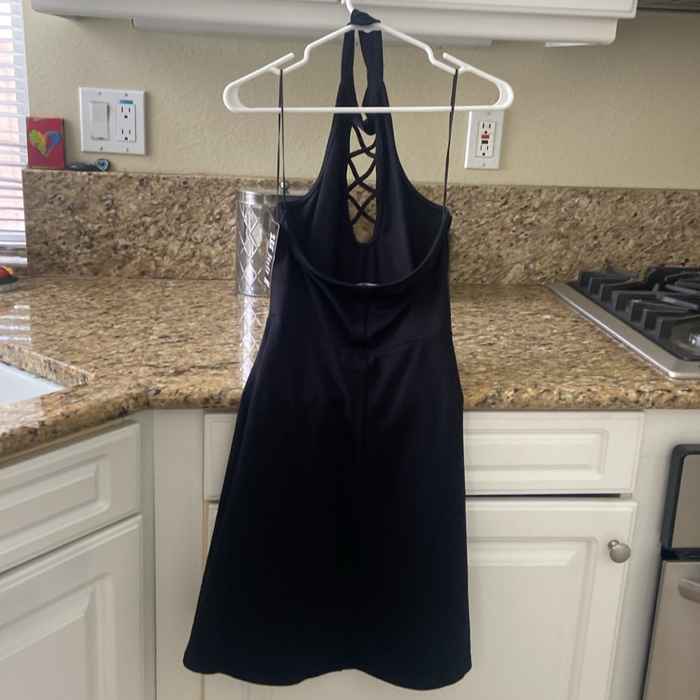 Express small petite 
Stretchy never worn tags halter back crisscross in front